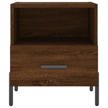 Nachttische 2Stk. Braun Eichen-Optik 40x35x47,5cm Holzwerkstoff