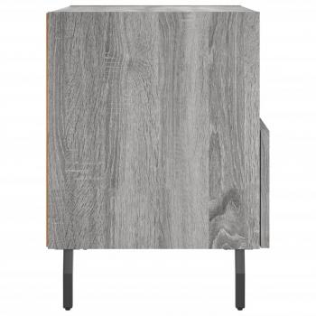 Nachttische 2 Stk. Grau Sonoma 40x35x47,5 cm Holzwerkstoff