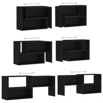 TV-Schrank Schwarz 149x30x52 cm Holzwerkstoff