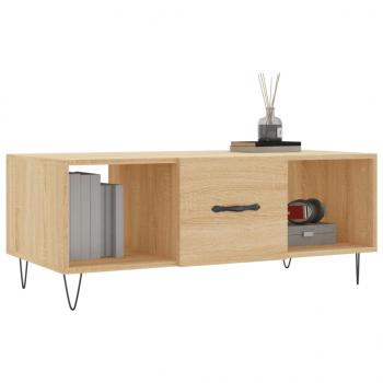 Couchtisch Sonoma-Eiche 102x50x40 cm Holzwerkstoff