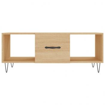 Couchtisch Sonoma-Eiche 102x50x40 cm Holzwerkstoff