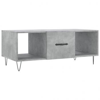 Couchtisch Betongrau 102x50x40 cm Holzwerkstoff