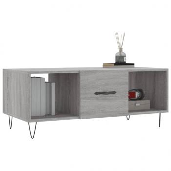 Couchtisch Grau Sonoma 102x50x40 cm Holzwerkstoff