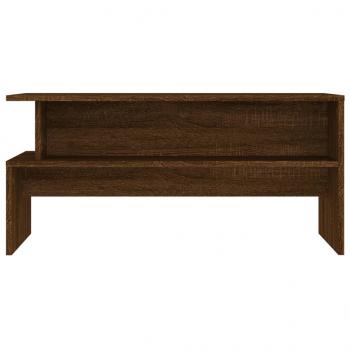 Couchtisch Braun Eichen-Optik 90x55x42,5 cm Holzwerkstoff