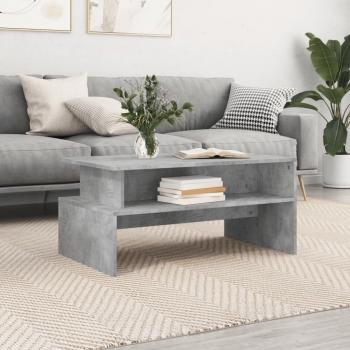 ARDEBO.de - Couchtisch Betongrau 90x55x42,5 cm Holzwerkstoff