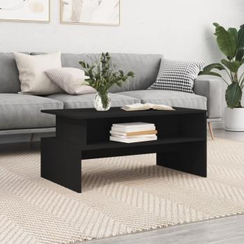 ARDEBO.de - Couchtisch Schwarz 90x55x42,5 cm Holzwerkstoff