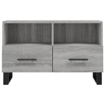 TV-Schrank Grau Sonoma 80x36x50 cm Holzwerkstoff