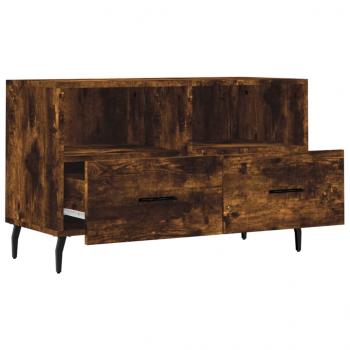 TV-Schrank Räuchereiche 80x36x50 cm Holzwerkstoff