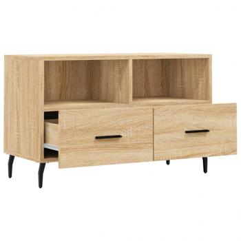 TV-Schrank Sonoma-Eiche 80x36x50 cm Holzwerkstoff