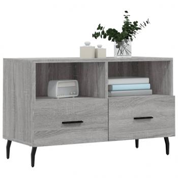 TV-Schrank Grau Sonoma 80x36x50 cm Holzwerkstoff