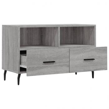 TV-Schrank Grau Sonoma 80x36x50 cm Holzwerkstoff