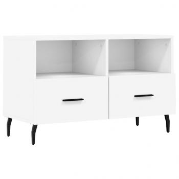 TV-Schrank Weiß 80x36x50 cm Holzwerkstoff