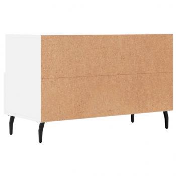 TV-Schrank Weiß 80x36x50 cm Holzwerkstoff