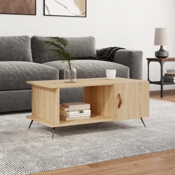 ARDEBO.de - Couchtisch Sonoma-Eiche 90x50x40 cm Holzwerkstoff