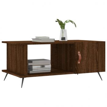 Couchtisch Braun Eichen-Optik 90x50x40 cm Holzwerkstoff