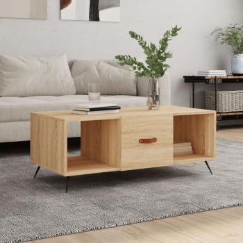 ARDEBO.de - Couchtisch Sonoma-Eiche 102x50x40 cm Holzwerkstoff