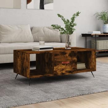 ARDEBO.de - Couchtisch Räuchereiche 102x50x40 cm Holzwerkstoff