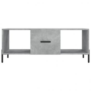 Couchtisch Betongrau 102x50x40 cm Holzwerkstoff