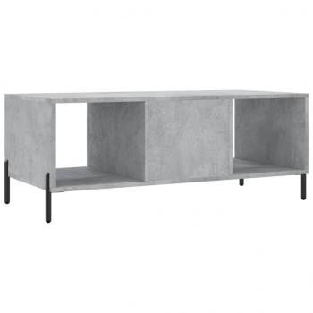 Couchtisch Betongrau 102x50x40 cm Holzwerkstoff