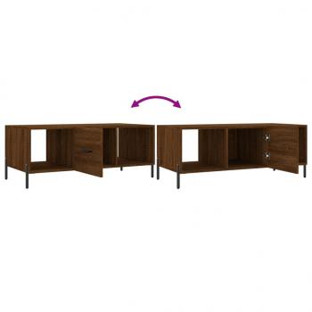 Couchtisch Braun Eichen-Optik 102x50x40 cm Holzwerkstoff