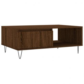 Couchtisch Braun Eichen-Optik 90x60x35 cm Holzwerkstoff