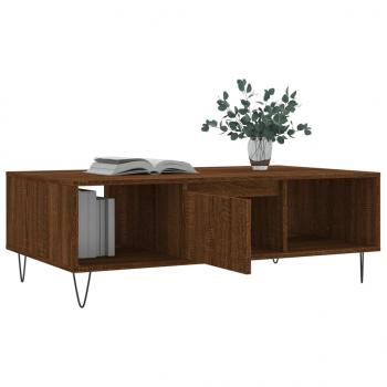 Couchtisch Braun Eichen-Optik 104x60x35 cm Holzwerkstoff