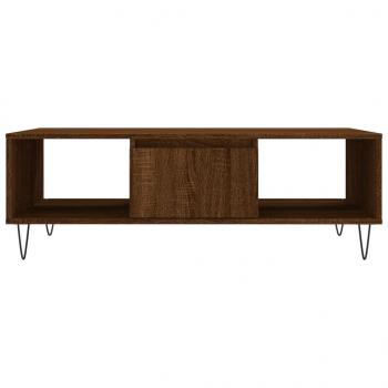 Couchtisch Braun Eichen-Optik 104x60x35 cm Holzwerkstoff