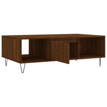 Couchtisch Braun Eichen-Optik 104x60x35 cm Holzwerkstoff