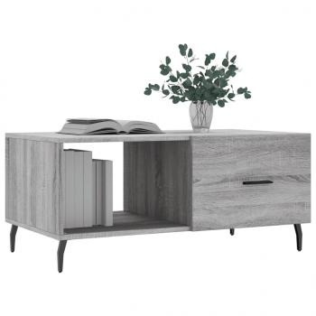 Couchtisch Grau Sonoma 90x50x40 cm Holzwerkstoff