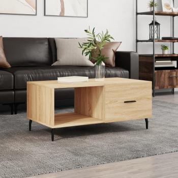 ARDEBO.de - Couchtisch Sonoma-Eiche 90x50x40 cm Holzwerkstoff