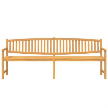 Gartenbank 228x59,5x90 cm Massivholz Teak