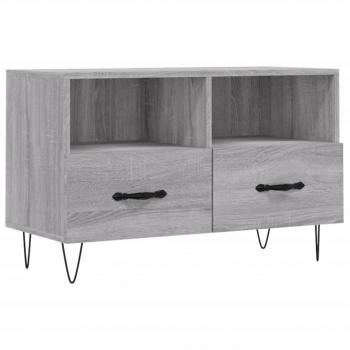 TV-Schrank Grau Sonoma 80x36x50 cm Holzwerkstoff