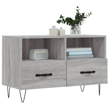 TV-Schrank Grau Sonoma 80x36x50 cm Holzwerkstoff