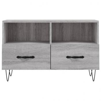 TV-Schrank Grau Sonoma 80x36x50 cm Holzwerkstoff