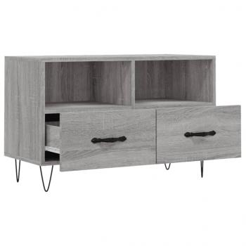 TV-Schrank Grau Sonoma 80x36x50 cm Holzwerkstoff