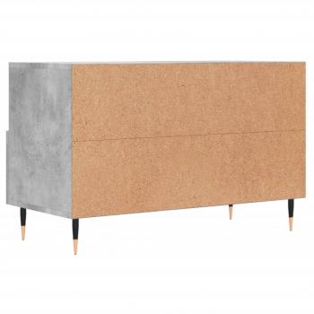 TV-Schrank Betongrau 80x36x50 cm Holzwerkstoff