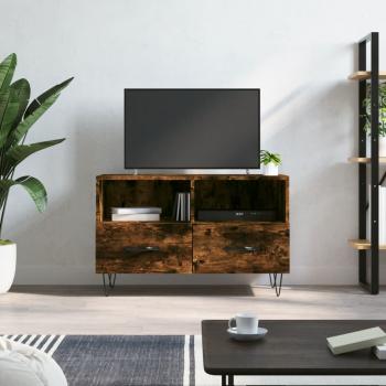 ARDEBO.de - TV-Schrank Räuchereiche 80x36x50 cm Holzwerkstoff