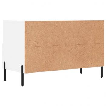 TV-Schrank Weiß 80x36x50 cm Holzwerkstoff