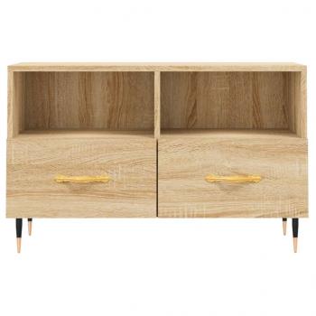 TV-Schrank Sonoma-Eiche 80x36x50 cm Holzwerkstoff