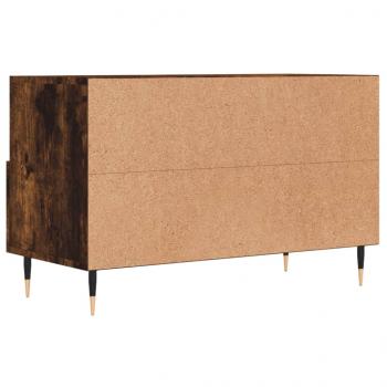 TV-Schrank Räuchereiche 80x36x50 cm Holzwerkstoff