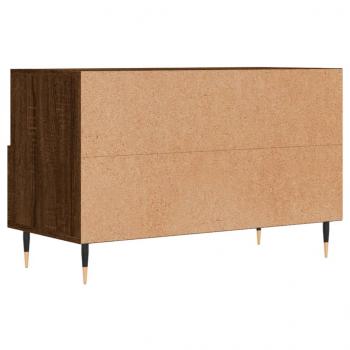 TV-Schrank Braun Eichen-Optik 80x36x50 cm Holzwerkstoff