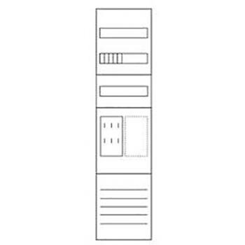 Eaton Electric ZSD-M17B0013 Zählerfeld, 1-feldrig, vorbereitet, Version M17B0013