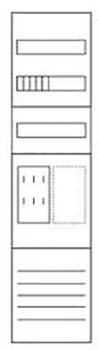 Eaton Electric ZSD-M17B0013 Zählerfeld, 1-feldrig, vorbereitet, Version M17B0013