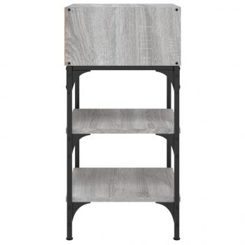 Nachttische 2 Stk. Grau Sonoma 35x34,5x70 cm Holzwerkstoff