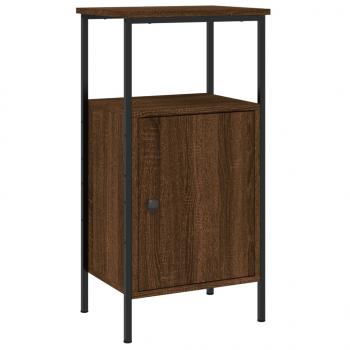 Nachttische 2 Stk. Braun Eichen-Optik 41x31x80 cm Holzwerkstoff