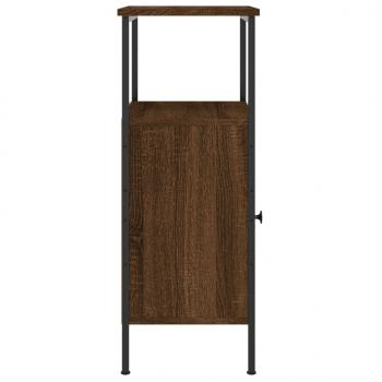 Nachttische 2 Stk. Braun Eichen-Optik 41x31x80 cm Holzwerkstoff