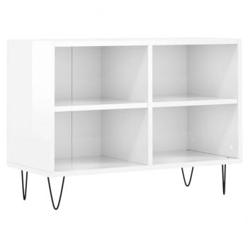 TV-Schrank Hochglanz-Weiß 69,5x30x50 cm Holzwerkstoff