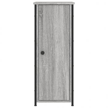 Nachttische 2 Stk. Grau Sonoma 32x42x80 cm Holzwerkstoff