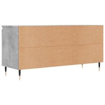 TV-Schrank Betongrau 104x35x50 cm Holzwerkstoff