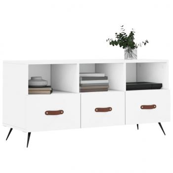 TV-Schrank Weiß 102x36x50 cm Holzwerkstoff